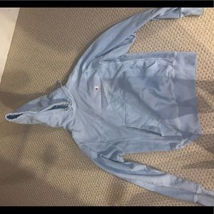 Light blue Champion Hoodie Size Small, hardly worn
